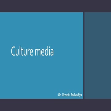 Culture media