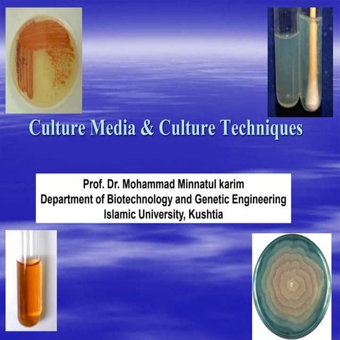 Culture Media and culture technique.ppt