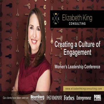 Culture of Engagement: Women's Leadership Conference 2016