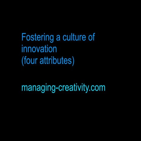 Fostering A Culture Of Innovation | ODP