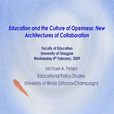 Culture of openness (glasgow)