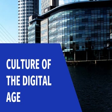 Culture of the digital age | PDF