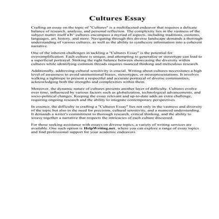 Cultures Essay.pdf