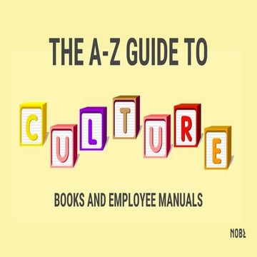 The A to Z Guide to Culture Books and Employee Manuals