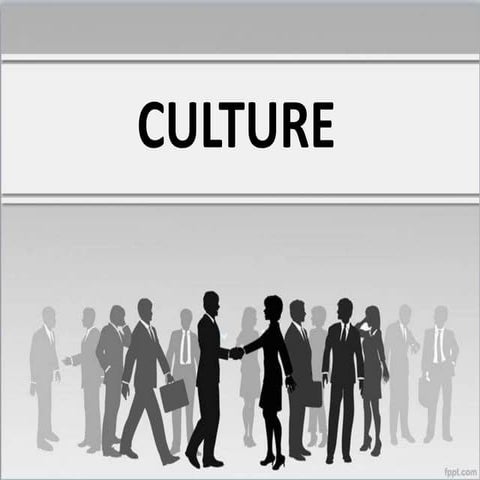 Culture, socialization and education.