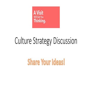 Culture strategy discussion at sc