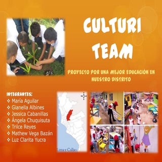 Culturi team, proyecto para mejorar...