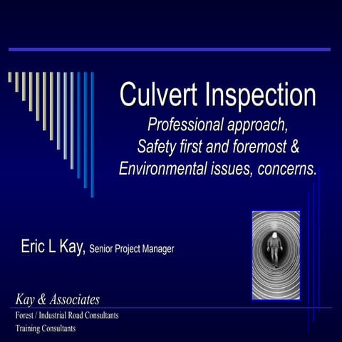 Culvert inspection and investigation