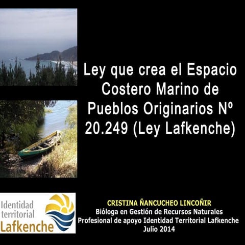 CUMBRE DE NAHUELBUTA - MAR: CRISTINA ÑANCUCHEO LINCOÑIR