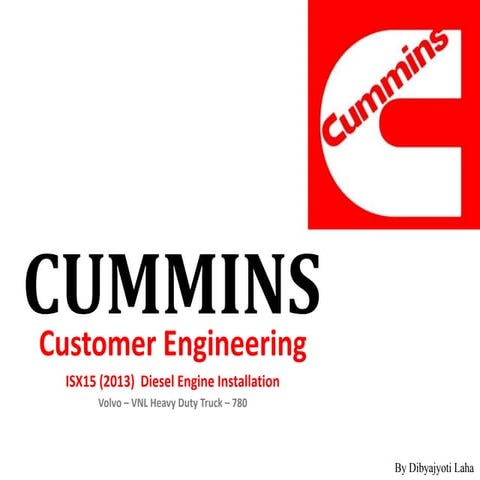 Cummins Customer Engineering Presentation