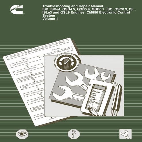 Cummins isl engines service repair manual