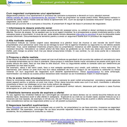 Cum sa negociezi cumpararea apartamentului.