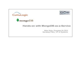 Hands on Big Data Analysis with Mon...