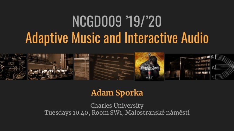Adaptive Music and Interactive Audio