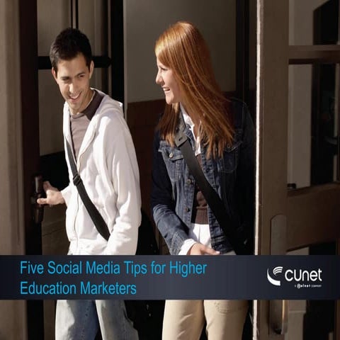 Five Social Media Tips for Higher Education