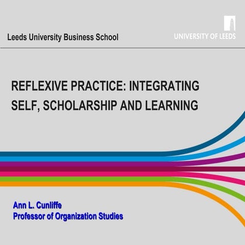 Ann Cunliffe - IAM 2013 - Reflexive Practice