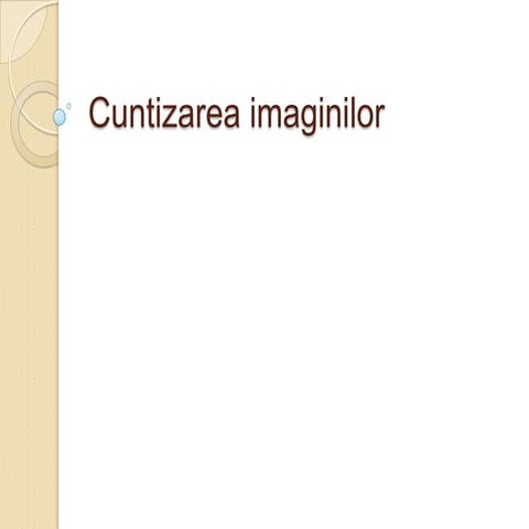 Cuntizarea imaginilor