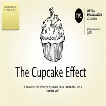 The Cupcake Effect