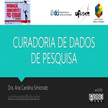 Curadoria de dados de pesquisa