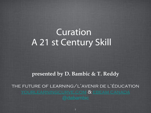 Curate the web v1 ppt