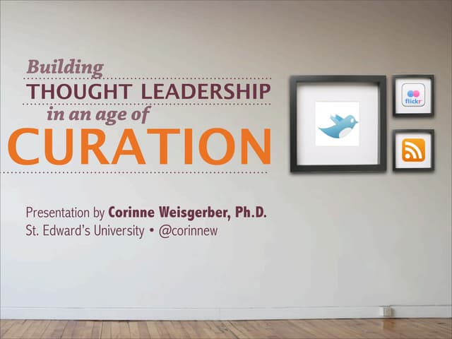Building Thought Leadership through...