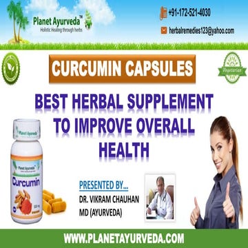Curcumin Capsule-Best Herbal Remedy for all kind of Diseases