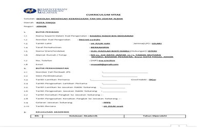 Curiculum vitae aciq