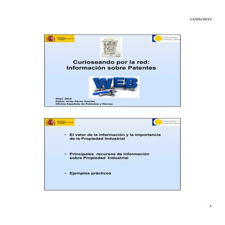 Curioseando por la red taller sobre patentes