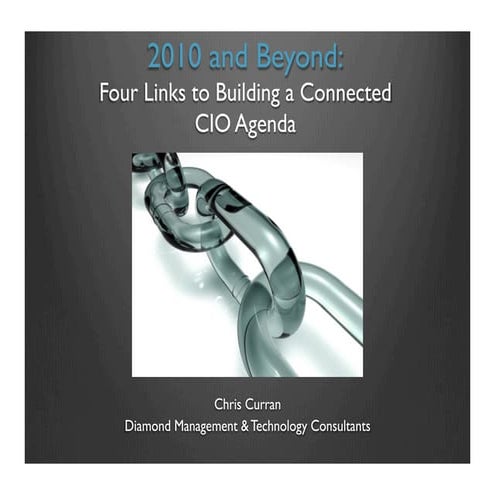 4 CIO Priorities for 2010