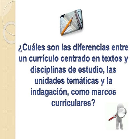 Currículo centrado 
