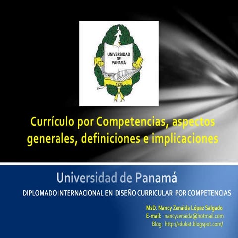 Currículo por competencias, aspectos generales, definiciones e implicaciones ...