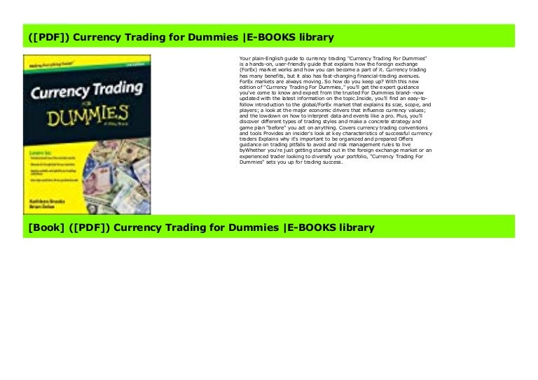 Currency trading for dummies ebook