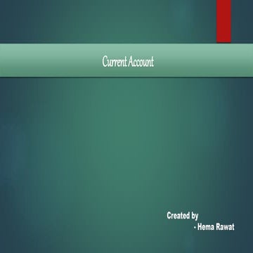 Current account