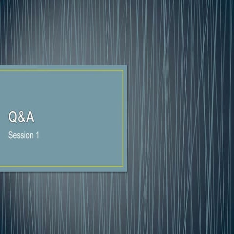 Current affairs qn a session  - i