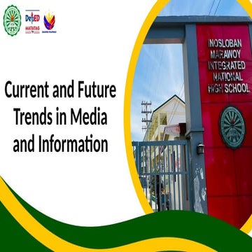 Current and Future Trends in MEdiaand Information Literacy | PPTX