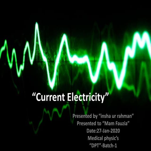 Current electrcity