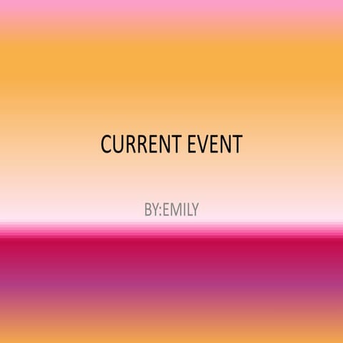 Current event[1]