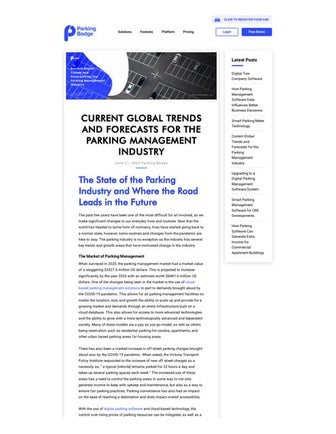 CURRENT GLOBAL TRENDS AND FORECASTS FOR THE PARKING MANAGEMENT INDUSTRY.pdf