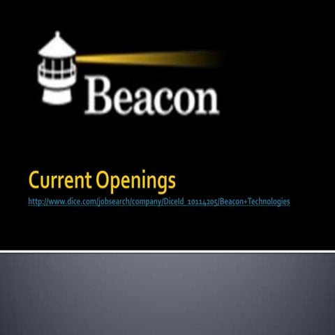 Current openings: April 2014