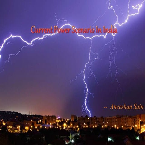 Current power scenario in india