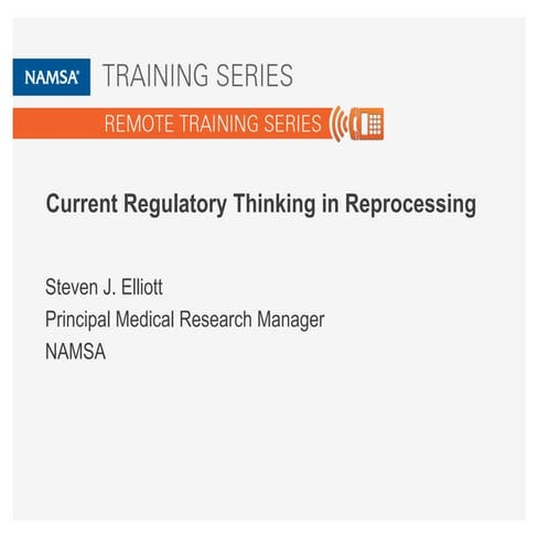 Current Regulatory Thinking In Reprocessing 