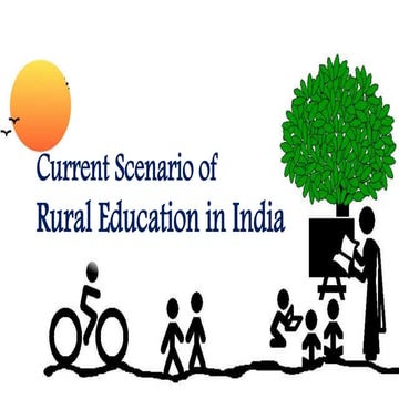 Current Scenario of Rural Education in India | PPTX