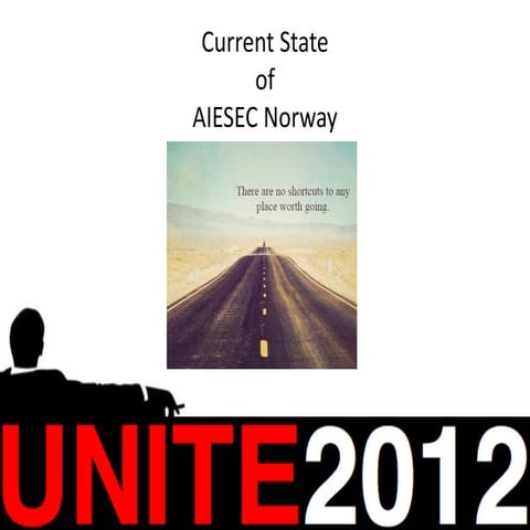 Current state of aiesec norway unite 2012
