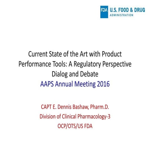 Current state of the art with product performance1