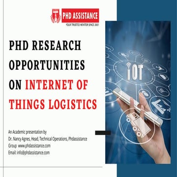 Current Trends and Future Research Oppurtunities on Internet of things Logist...