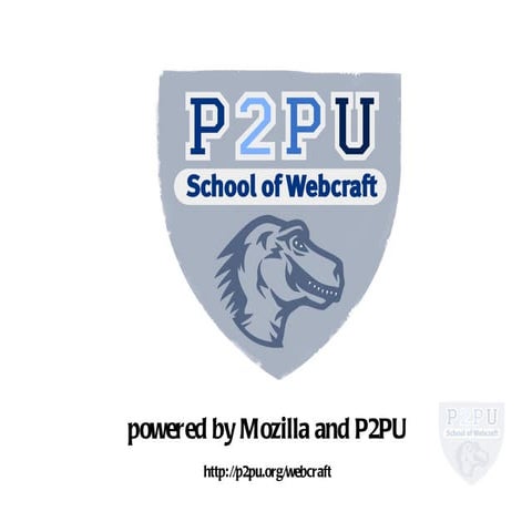 Current webcraft presentation