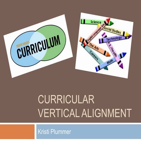 Curricular vertical alignment