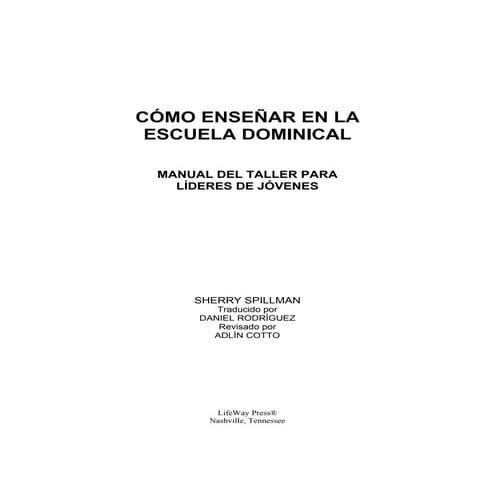 Curriculo adolescentespara escuela bíblica