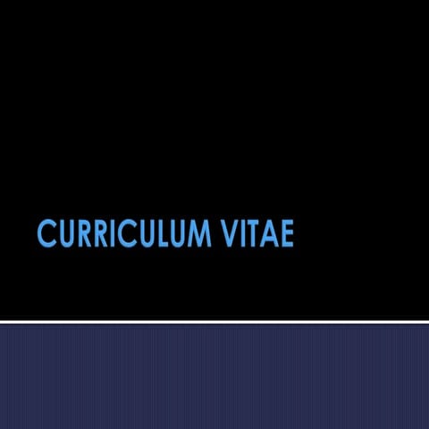 Curriculum