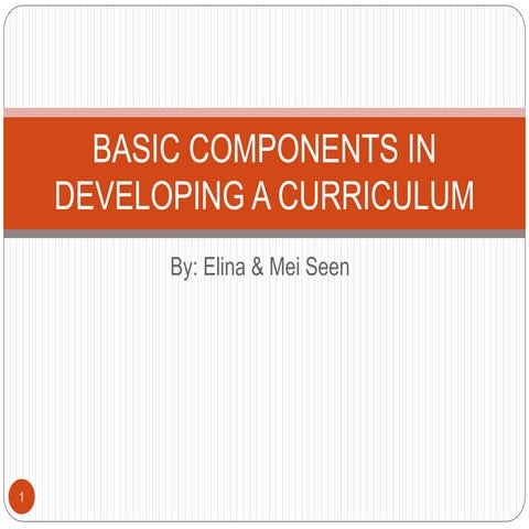 Curriculum